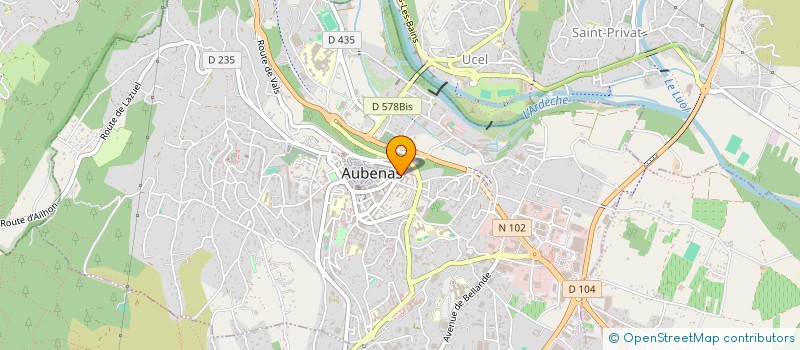 localisation de l'entreprise MARIA LE MILLENAIRE à AUBENAS