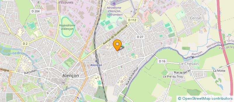 localisation de l'entreprise MARIA-LOUISE à ALENCON