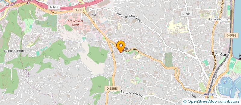 localisation de l'entreprise MARIA RENOV' à ANTIBES