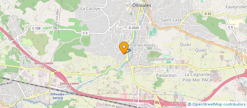 localisation de l'entreprise MARIA ROSA  OLLIOULES