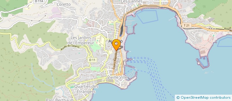 localisation de l'entreprise MARIA STELLA à AJACCIO