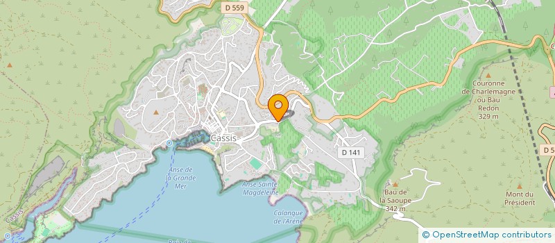 localisation de l'entreprise MARIA THERESA II à CASSIS