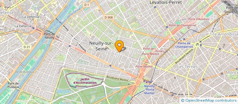 localisation de l'entreprise MARIADA à NEUILLY-SUR-SEINE