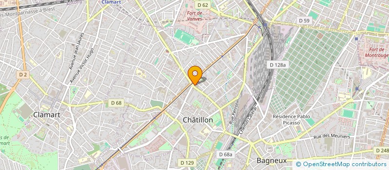 localisation de l'entreprise MARIAE AFFAIRES  CHATILLON