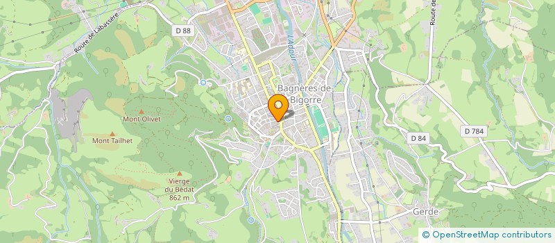 localisation de l'entreprise MARIAGE A LA CLE  BAGNERES-DE-BIGORRE