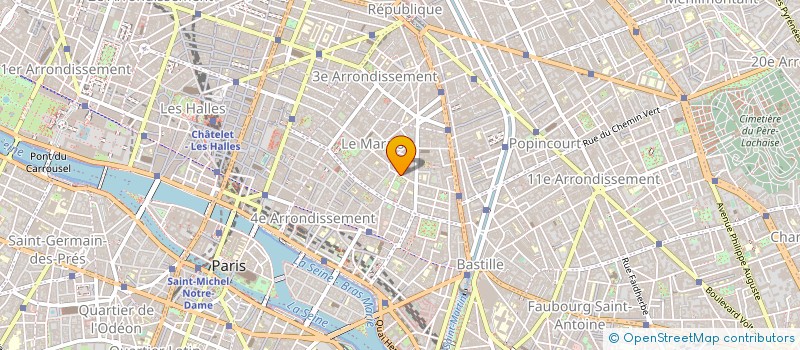 localisation de l'entreprise MARIAGE FRERES INTERNATIONAL à PARIS