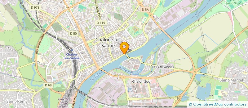 localisation de l'entreprise MARIAGE PASSION 71  CHALON-SUR-SAONE