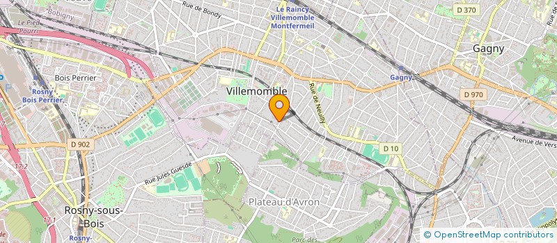 localisation de l'entreprise MARIAGE PRESTIGE à VILLEMOMBLE