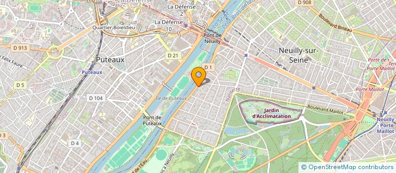 localisation de l'entreprise MARIAGEPRIVE.COM à NEUILLY-SUR-SEINE
