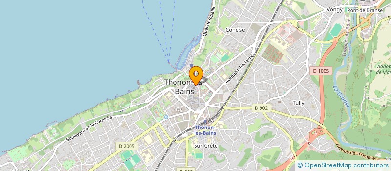 localisation de l'entreprise MARIAIS THONON à THONON-LES-BAINS