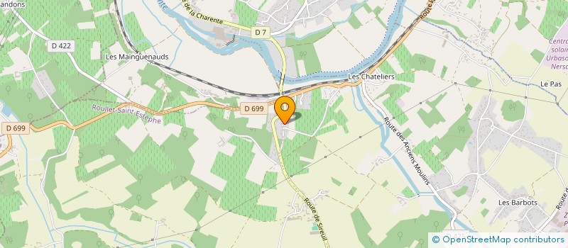 localisation de l'entreprise MARIAL  ROULLET-SAINT-ESTEPHE