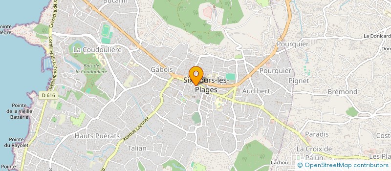 localisation de l'entreprise MARIALEX à SIX-FOURS-LES-PLAGES
