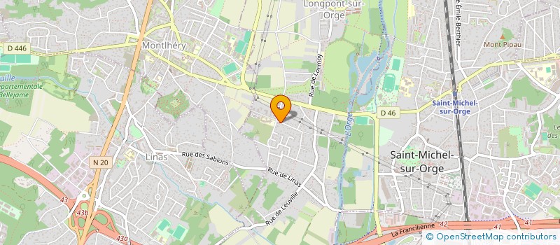 localisation de l'entreprise MARIALYS CONSULTING à LONGPONT-SUR-ORGE