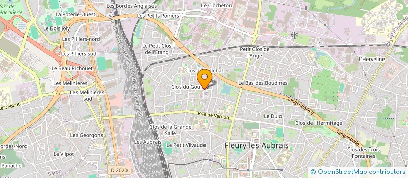 localisation de l'entreprise MARIAM BEAUTY à FLEURY-LES-AUBRAIS