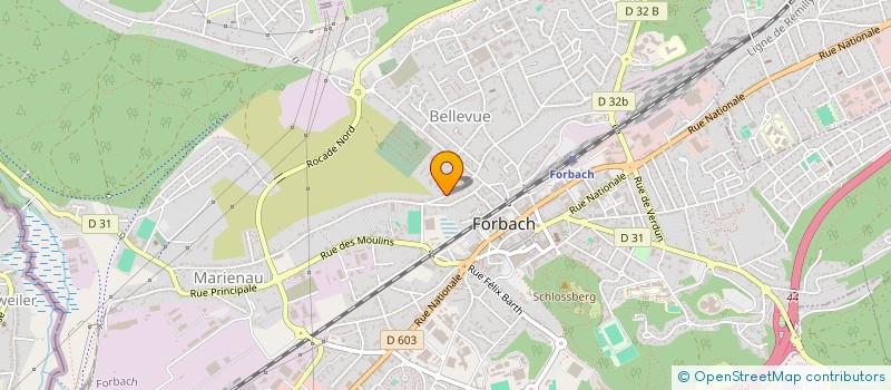 localisation de l'entreprise MARIAMA BARA ANTENNE FRANCE à FORBACH