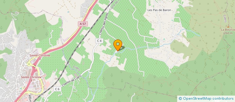 localisation de l'entreprise MARIANA à CUERS
