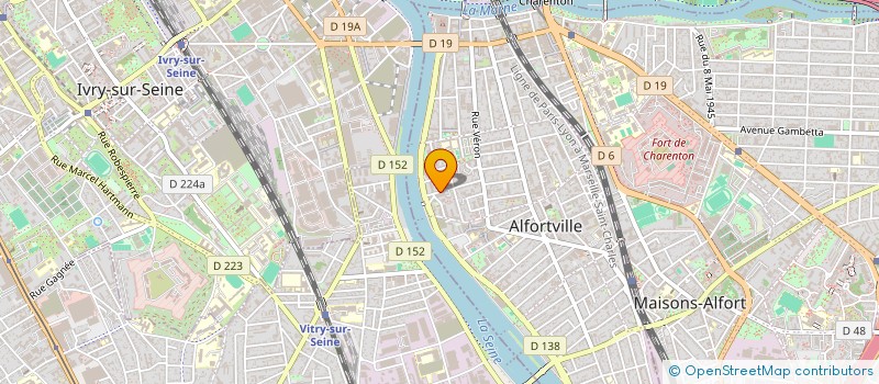 localisation de l'entreprise MARIANA à ALFORTVILLE