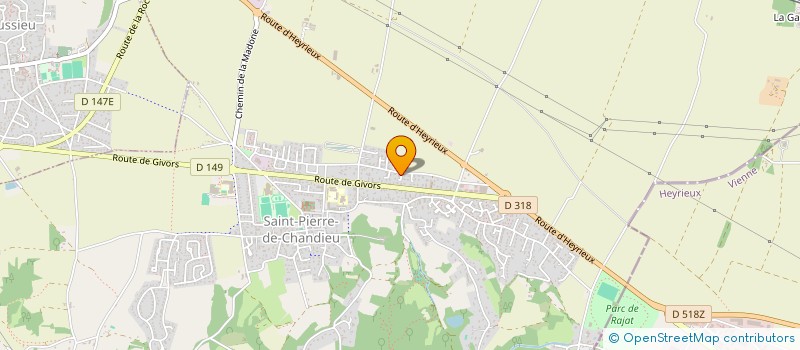 localisation de l'entreprise MARIANA  SAINT-PIERRE-DE-CHANDIEU