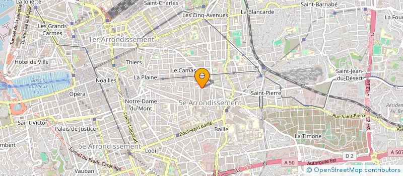 localisation de l'entreprise MARIANA ODRU ET BASTIEN LACOLLEY à MARSEILLE
