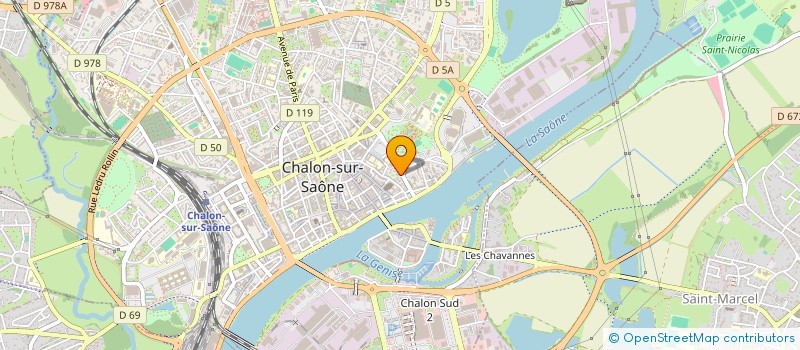 localisation de l'entreprise MARIANCE à CHALON-SUR-SAONE