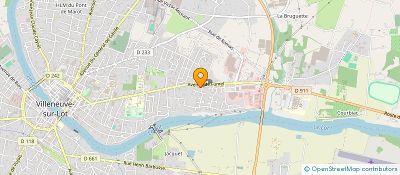 localisation de l'entreprise MARIANDRE G  VILLENEUVE SUR LOT