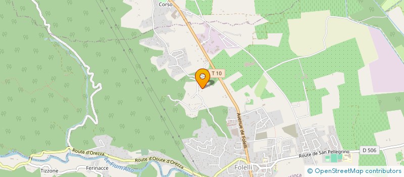 localisation de l'entreprise MARIANI ELECTRICITE  PENTA-DI-CASINCA