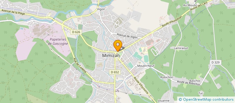 localisation de l'entreprise MARIANNA à MIMIZAN