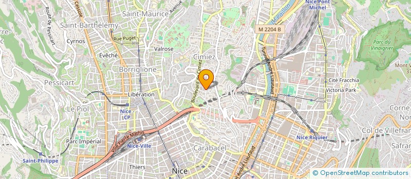 localisation de l'entreprise MARIANNA  NICE