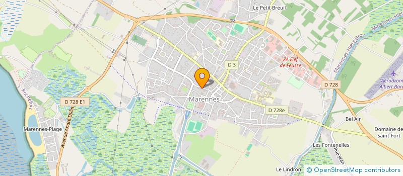 localisation de l'entreprise MARIANNA II  MARENNES-HIERS-BROUAGE