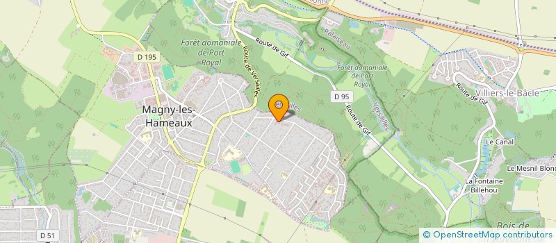 localisation de l'entreprise MARIANNAUD DRIVER  MAGNY-LES-HAMEAUX