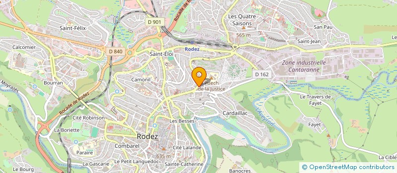 localisation de l'entreprise MARIANNE  RODEZ