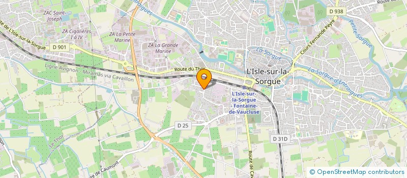 localisation de l'entreprise MARIANNE  L'ISLE-SUR-LA-SORGUE