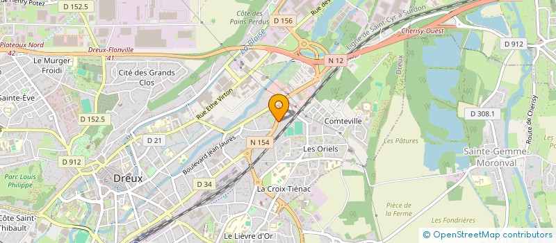localisation de l'entreprise MARIANNE à DREUX