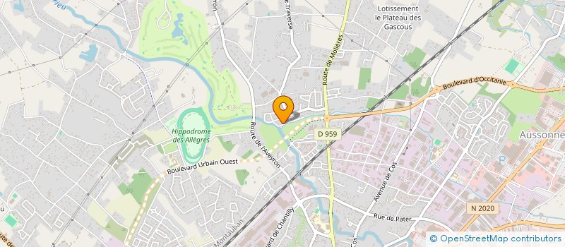 localisation de l'entreprise MARIANNE  MONTAUBAN