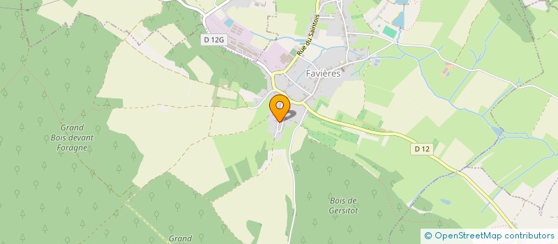 localisation de l'entreprise MARIANNE  FAVIERES