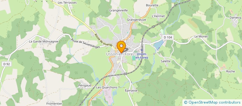 localisation de l'entreprise MARIANNE CUOQ  USSON-EN-FOREZ