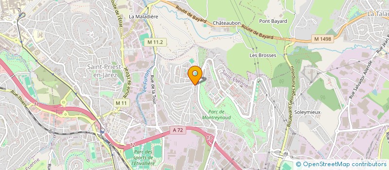 localisation de l'entreprise MARIANNE EXPORT  SAINT-ETIENNE