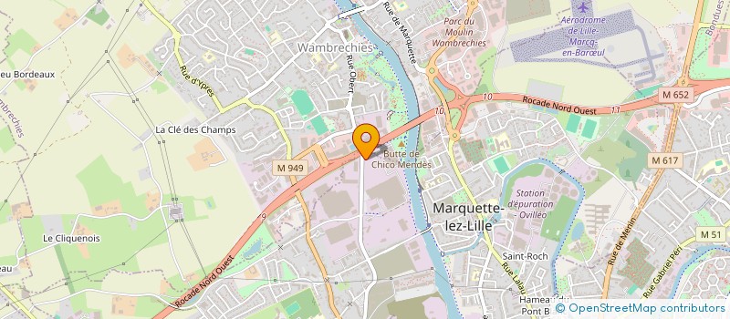 localisation de l'entreprise MARIANNE MELODIE SA à MARQUETTE-LEZ-LILLE