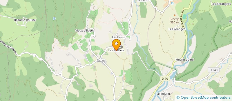 localisation de l'entreprise MARIANNE MERLE TERRE HAPPY  SUZE