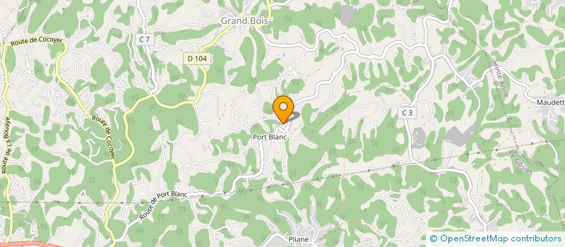 localisation de l'entreprise MARIANNE PROD ANTILLES GUYANE  LE GOSIER