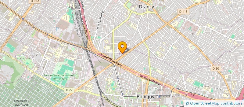 localisation de l'entreprise MARIANO BAT à DRANCY