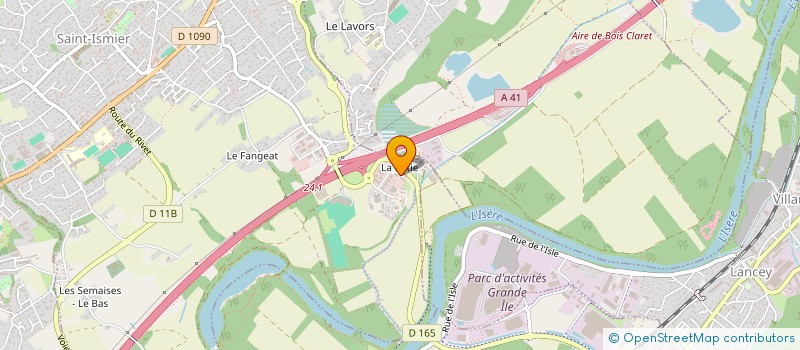 localisation de l'entreprise MARIANSTAR à SAINT-ISMIER