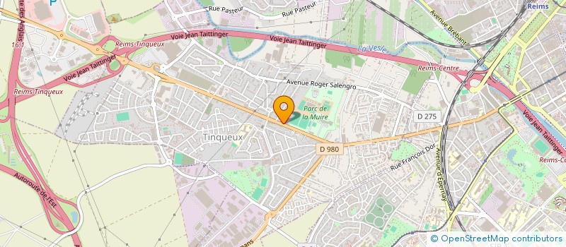 localisation de l'entreprise MARIANT  TINQUEUX