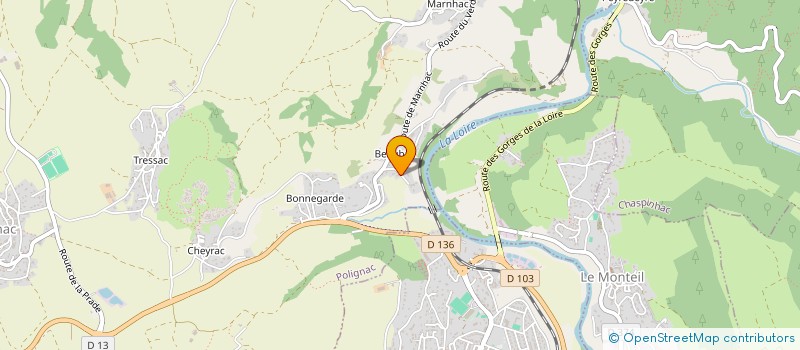 localisation de l'entreprise MARIANTO  POLIGNAC