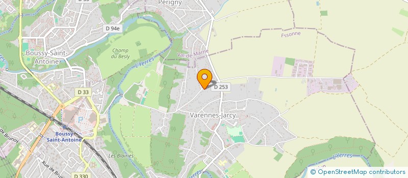 localisation de l'entreprise MARIAU JARCY  VARENNES-JARCY