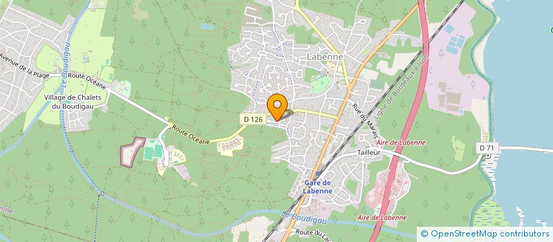 localisation de l'entreprise MARIAUDCOM à LABENNE
