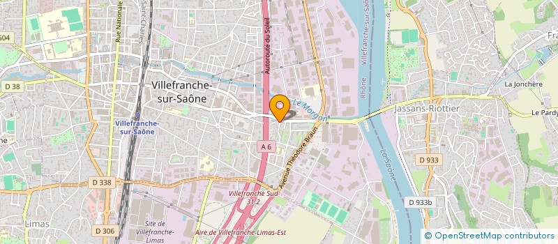 localisation de l'entreprise MARIAUP à VILLEFRANCHE-SUR-SAONE