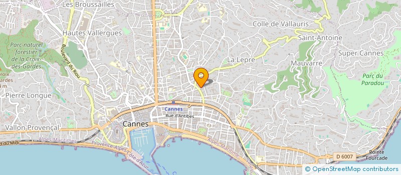 localisation de l'entreprise MARIAZUR à CANNES