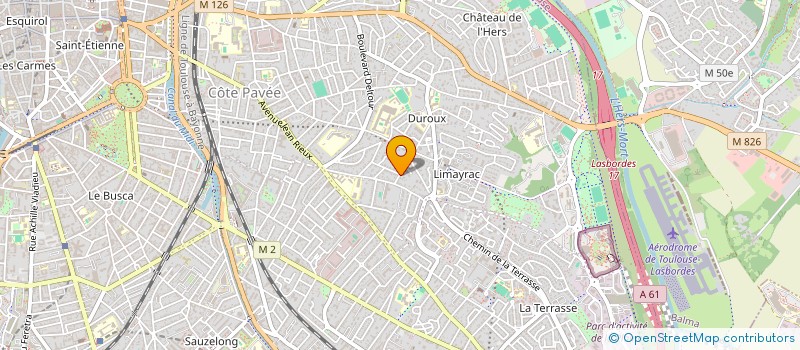 localisation de l'entreprise MARIBERE A+C  TOULOUSE