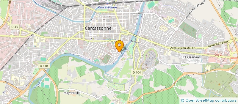 localisation de l'entreprise MARIBOX  CARCASSONNE